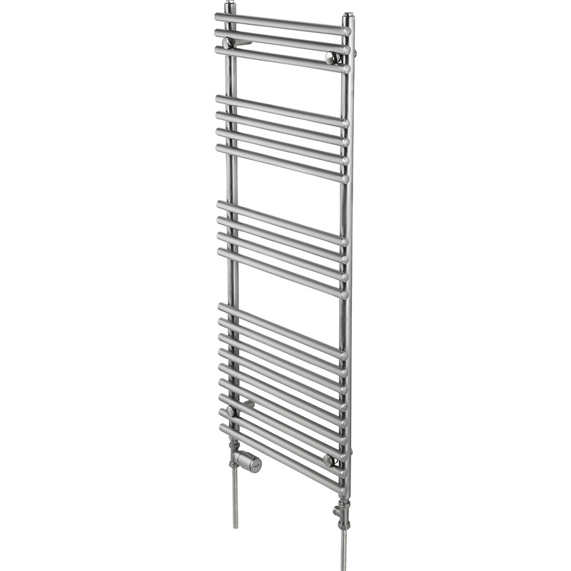 Aeon Windsor Designer Towel Radiator 798 x 493mm Btu 1288 Brushed Stainless Steel