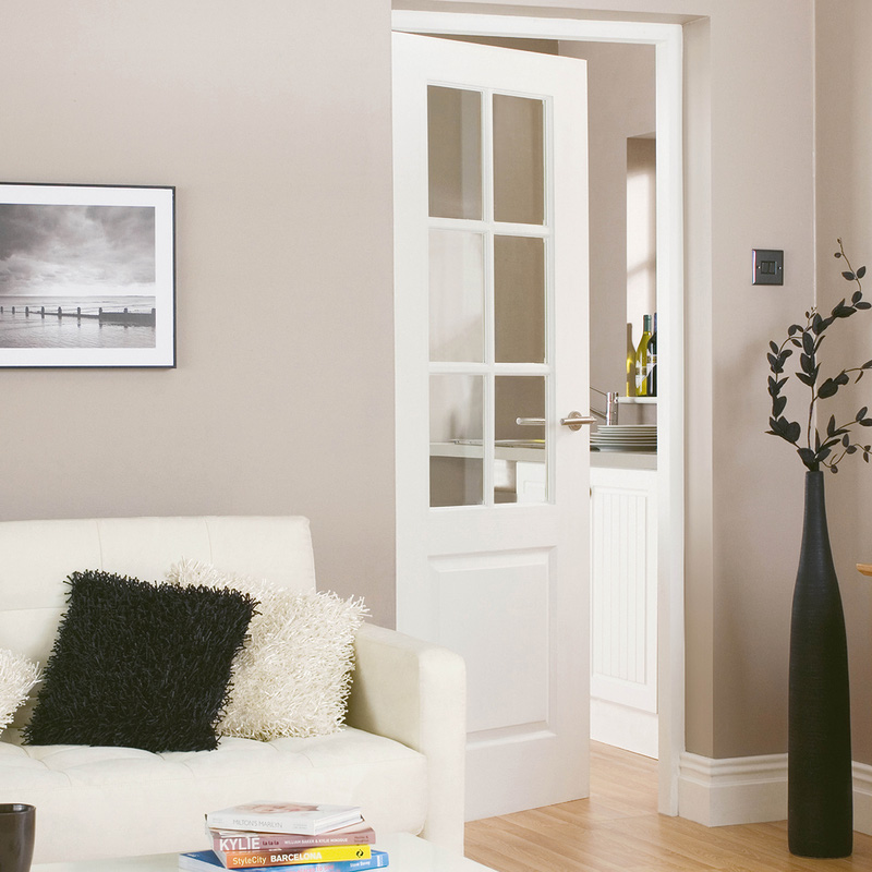 Faro White Glazed Internal Door 35 x 1981 x 762mm