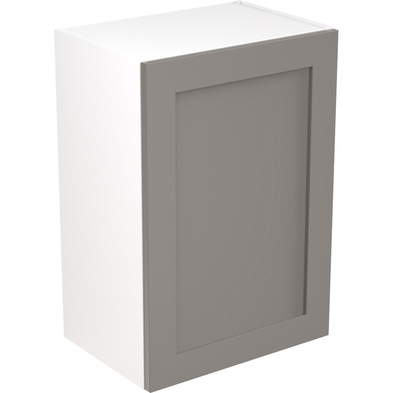 Kitchen Kit Flatpack Shaker Kitchen Cabinet Wall Unit Ultra Matt Dust Grey 500mm