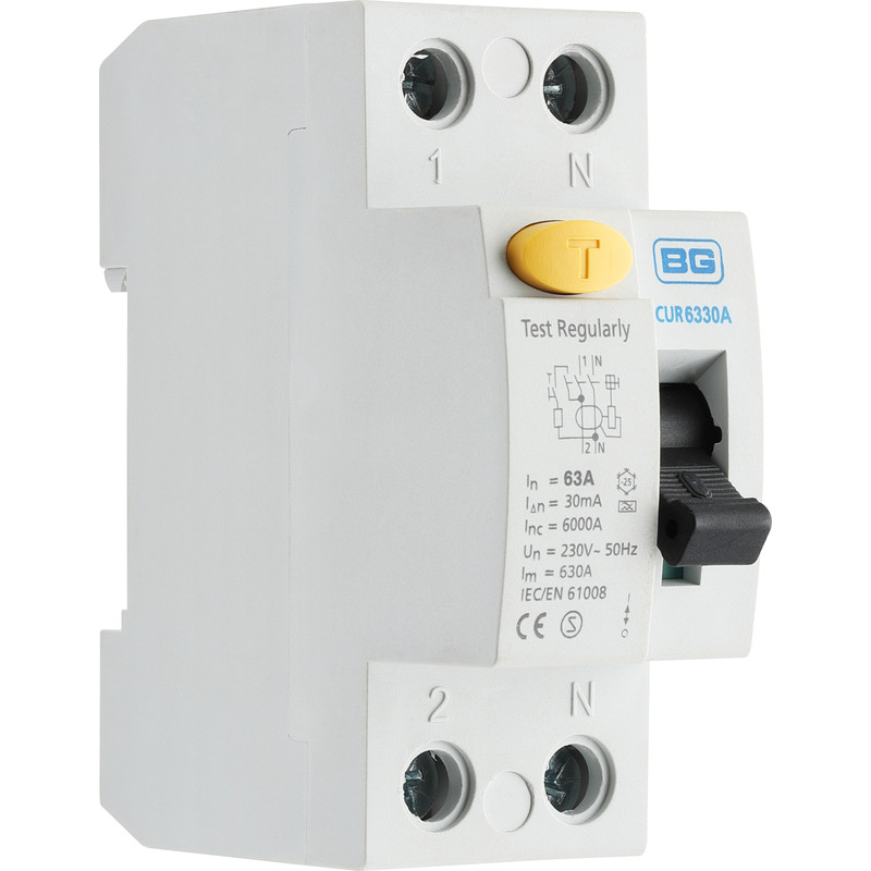 BG Incomer Devices 63A 30mA Type A RCD