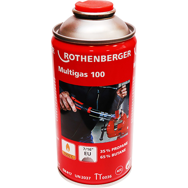 Rothenberger Multigas Butane / Propane Mix Gas Cartridge 175g