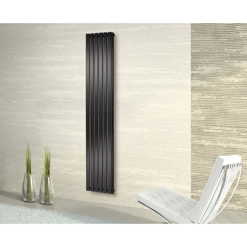 Towelrads Merlo Vertical Double Panel Designer Radiator Anthracite 1800 x 435mm