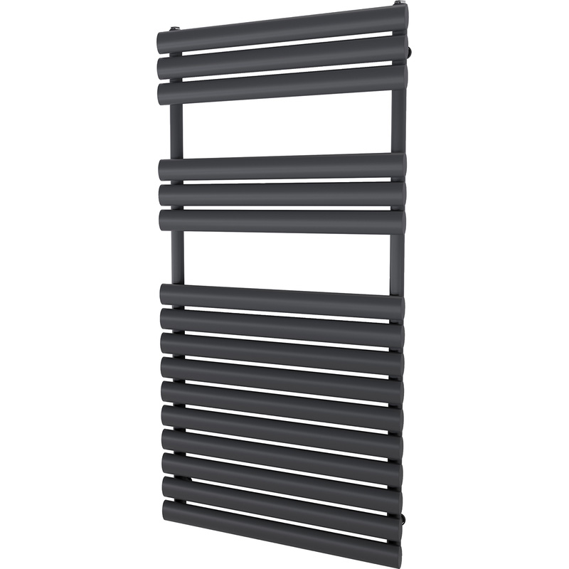 Ximax Bristol Single Panel Towel Radiator 1164 x 600mm 2273Btu Anthracite