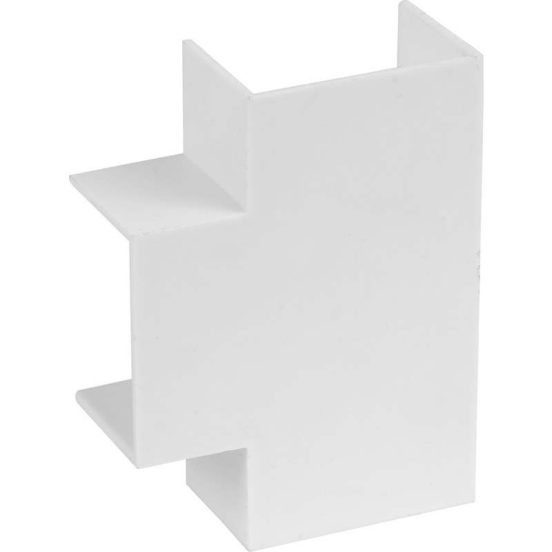 Mini Trunking Accessories Flat Tee 25 x 16mm