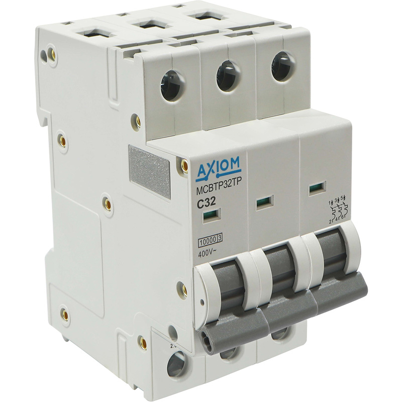 Axiom 3 Phase C-Curve MCB 3 Pole 32A 10kA