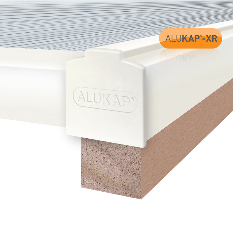 Alukap-XR 60mm Gable Bar 2.0m Alu E/Cap 55mm RG White