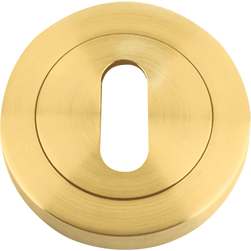 Stanza Standard Profile Escutcheon Favo Satin Brass