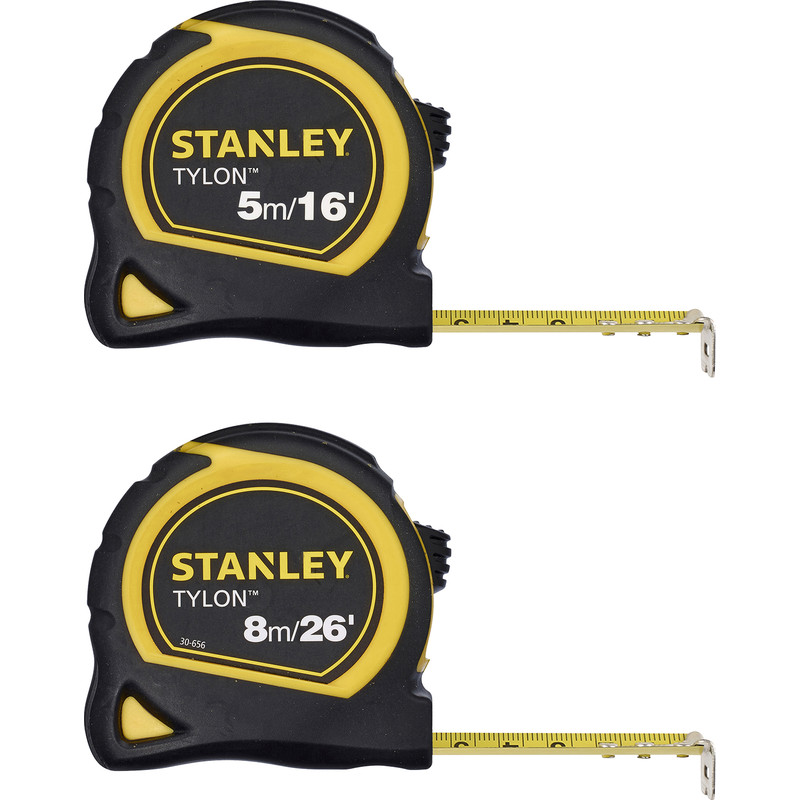 Stanley Tylon Tape Measures 5m & 8m