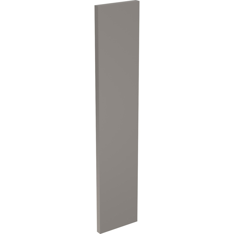 Kitchen Kit Flatpack Slab Kitchen Cabinet Filler Super Gloss Dust Grey 715x146mm
