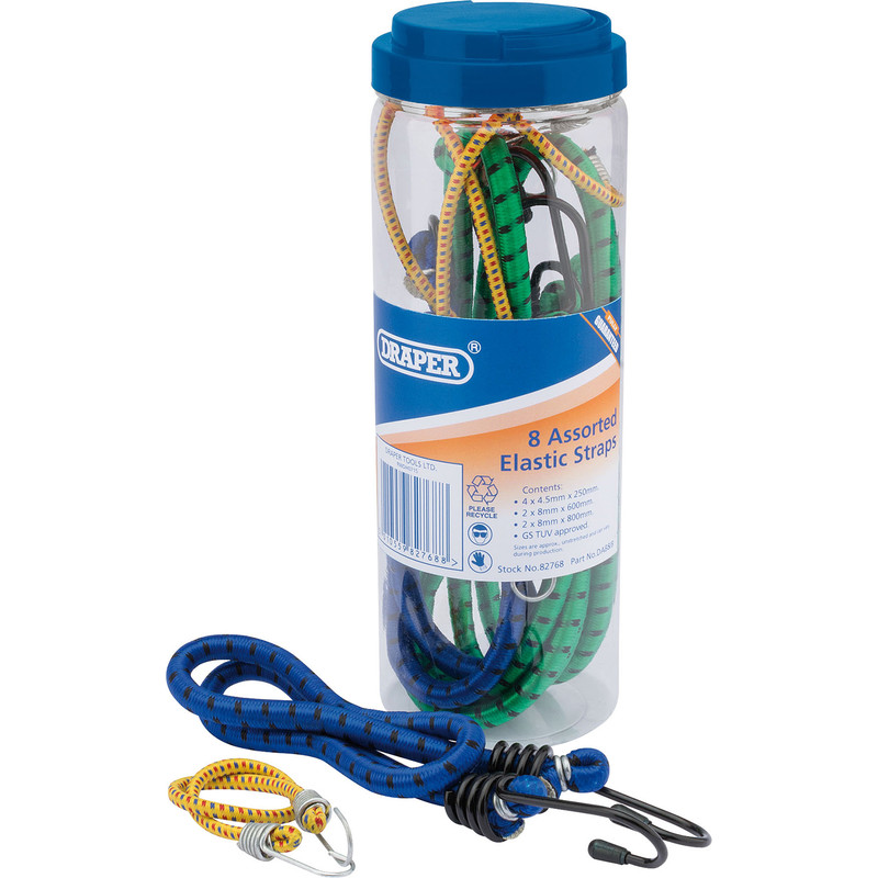 Draper Assorted Bungee Set