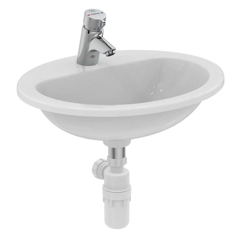 Armitage Shanks Orbit 21 Recessed Basin 55cm 1 Tap Hole