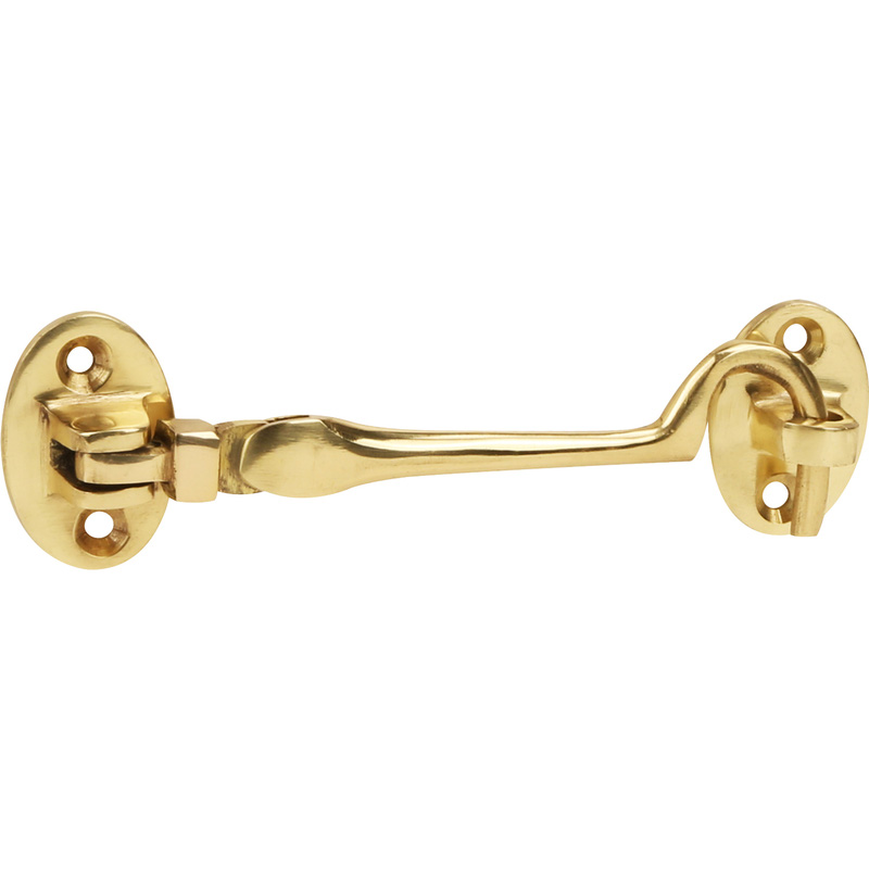 Brass Cabin Hook 100mm