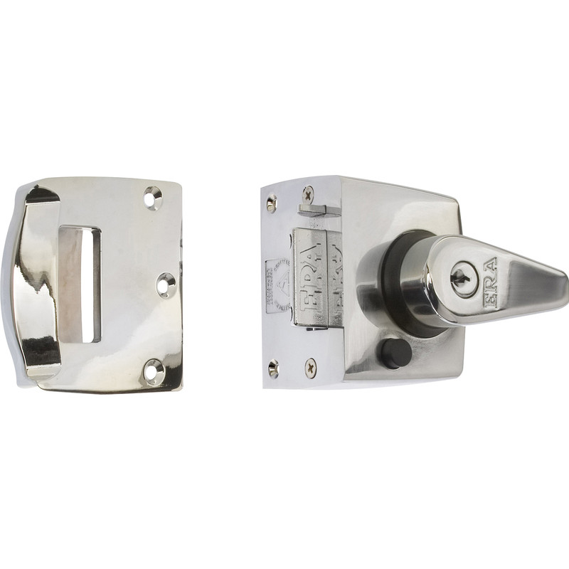 ERA BS High Security Nightlatch Pol. Chrome Standard