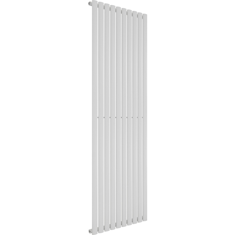 Azur Nero Designer Oval Tube Radiator 1800 x 600mm 4178Btu White