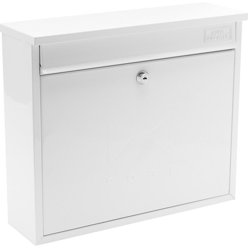 Burg-Wachter Elegance Post Box White