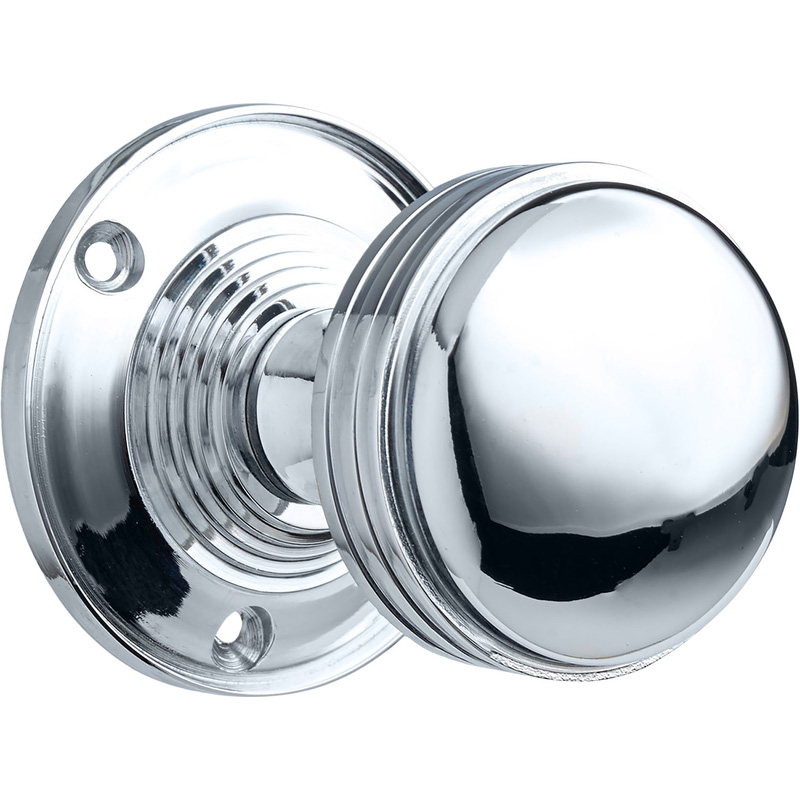 Ringed Mortice Knob Polished