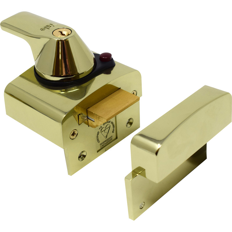 Yale BS Max Security Nightlatch Brass Narrow