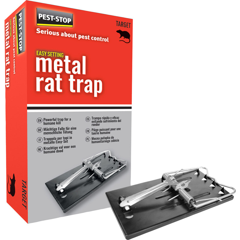 Pest Stop Easy Setting Metal Rat Trap