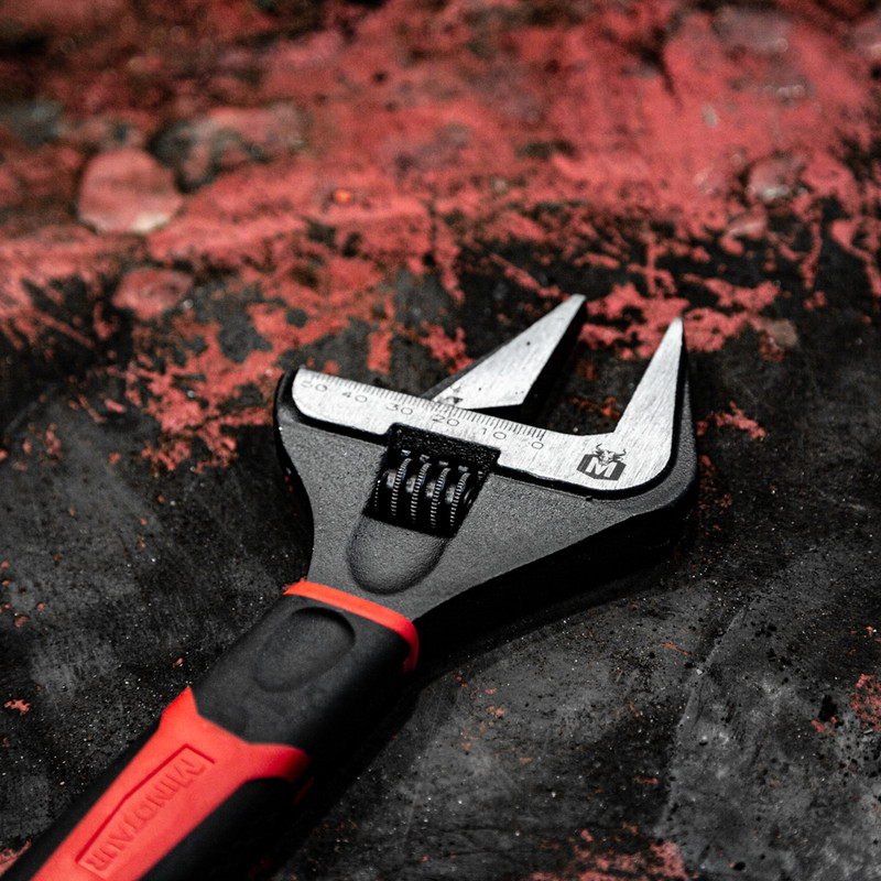 Minotaur Adjustable Wide Jaw Wrench 10" OJC 50mm