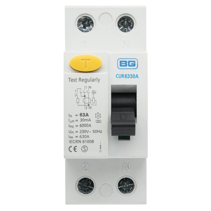 BG Incomer Devices 63A 30mA Type A RCD