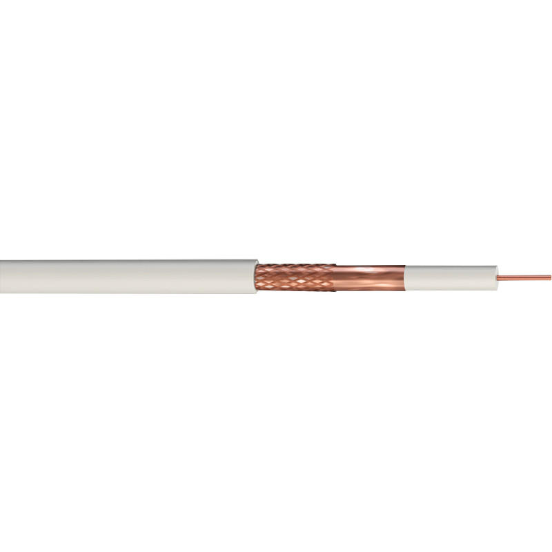 Doncaster Cables Coaxial Satellite Cable (CT100) White 25m Drum