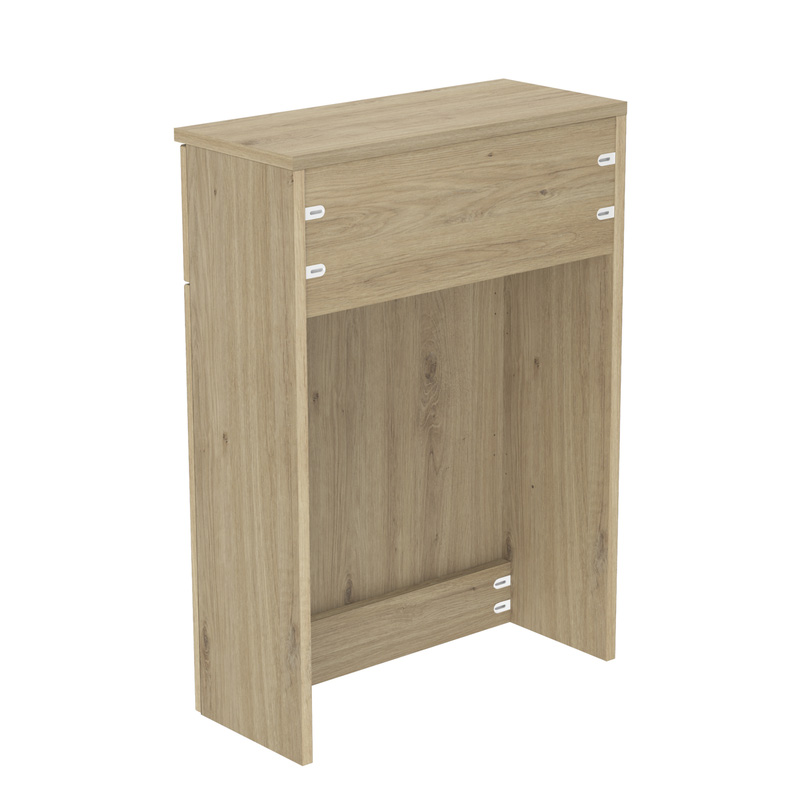 Newland WC Unit and Worktop Natural Oak 600mm
