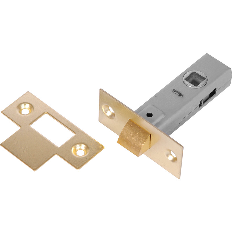 Tubular Latch 63mm Brassed