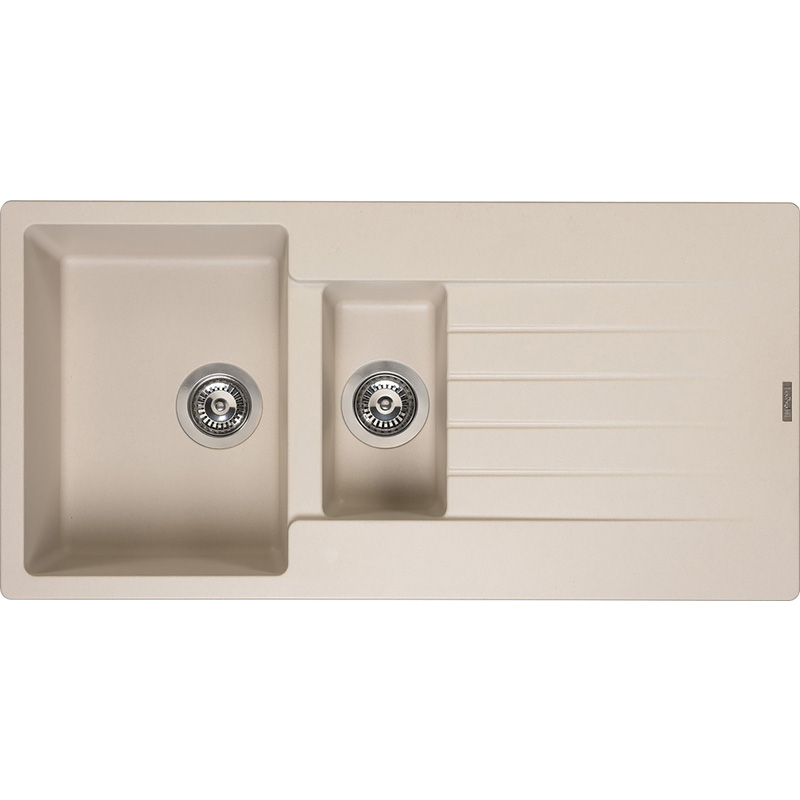 Reginox Harlem Reversible Composite Kitchen Sink & Drainer 1.5 Bowl Caffe