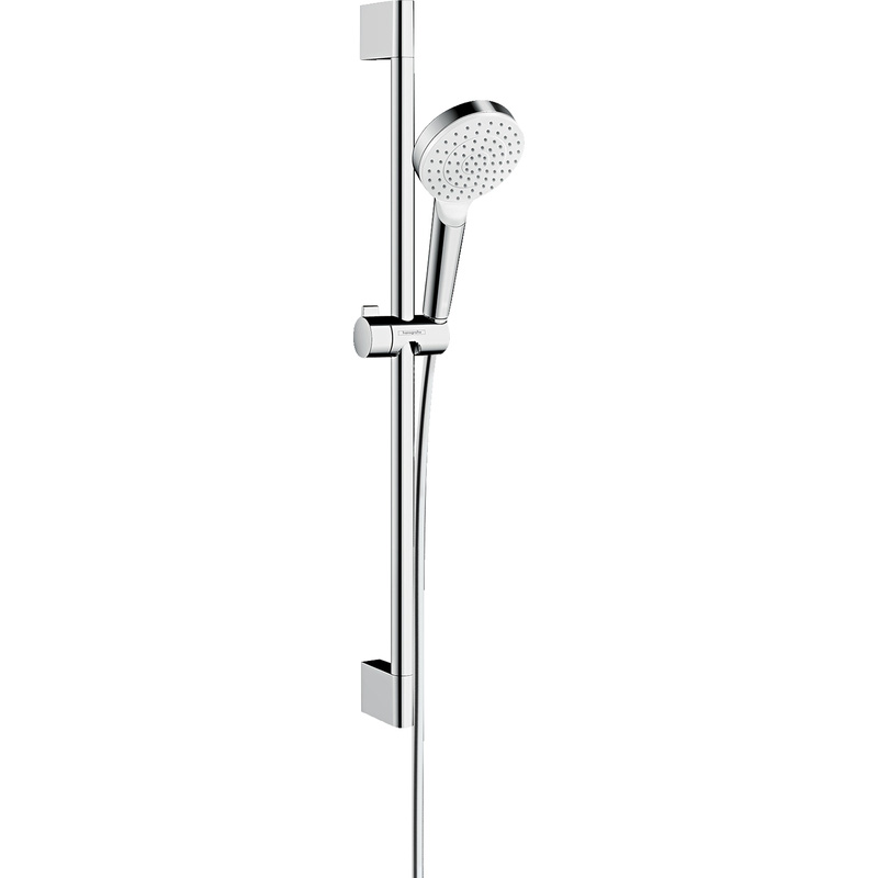 Hansgrohe Crometta 100 EcoSmart Single Spray Shower Kit Chrome