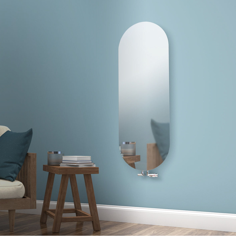 Towelrads Vetro Wet Soap Mirror Designer Radiator 1380 x 500mm