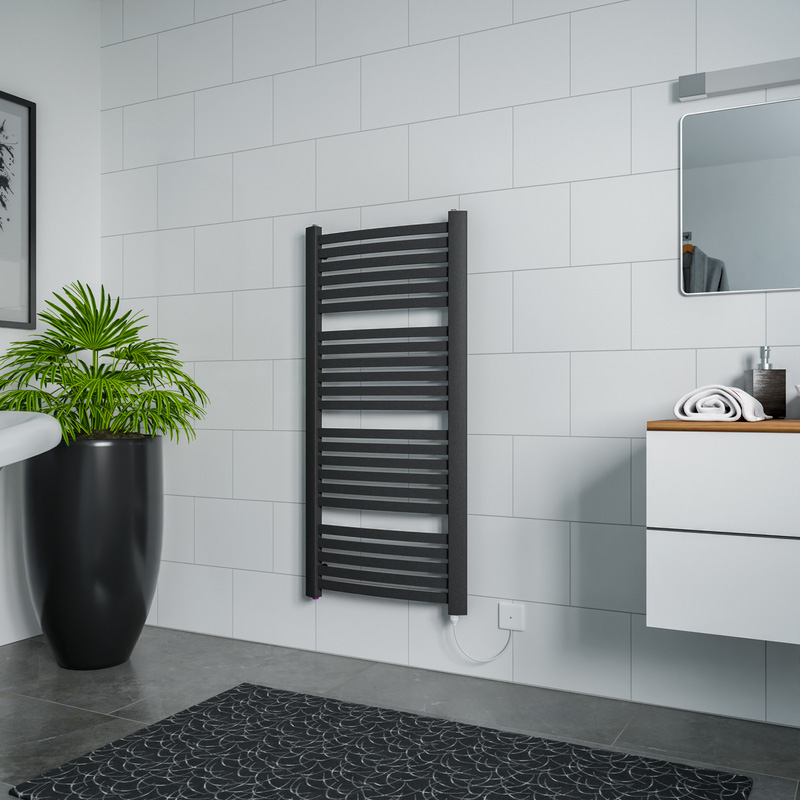 Ximax Windsor Electric Designer Radiator 1215 x 580mm 2048Btu Anthracite
