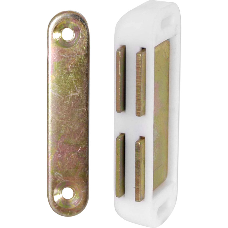 White Magnetic Catch 65mm