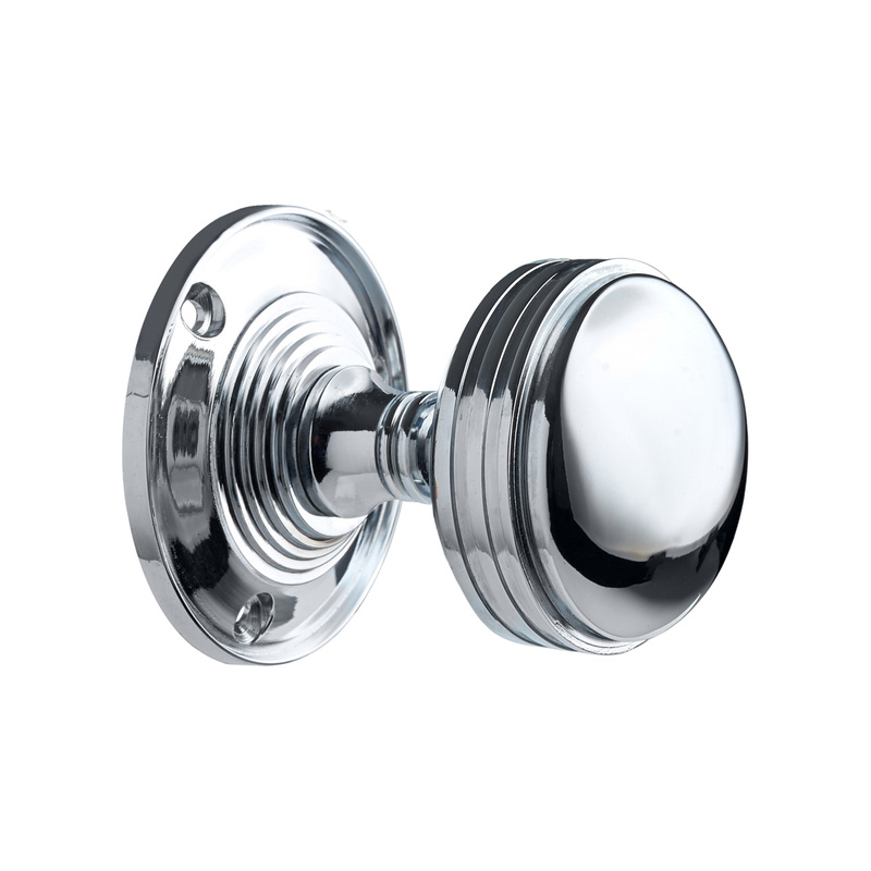 Ringed Mortice Knob Polished