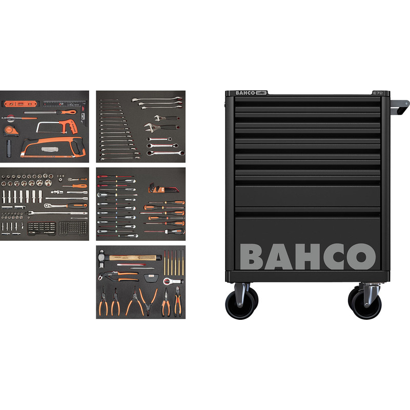 Bahco 7 Drawer Black Roller Cabinet 26" / 237 Tools