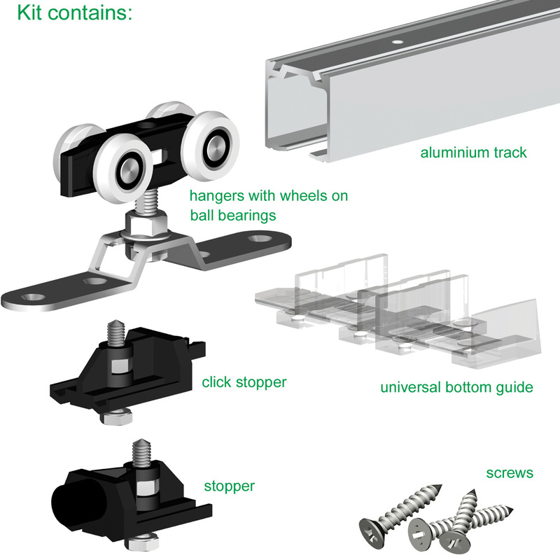 Rothley Herkules 120 Sliding Door System 1800mm 1-Door