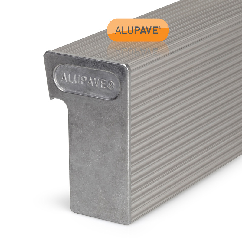 Alupave Gutter Endcap RH Mill