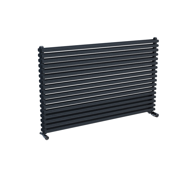 Ximax Kingston Duo Horizontal Designer Radiator 610 x 1000mm 3668Btu Anthracite Structure