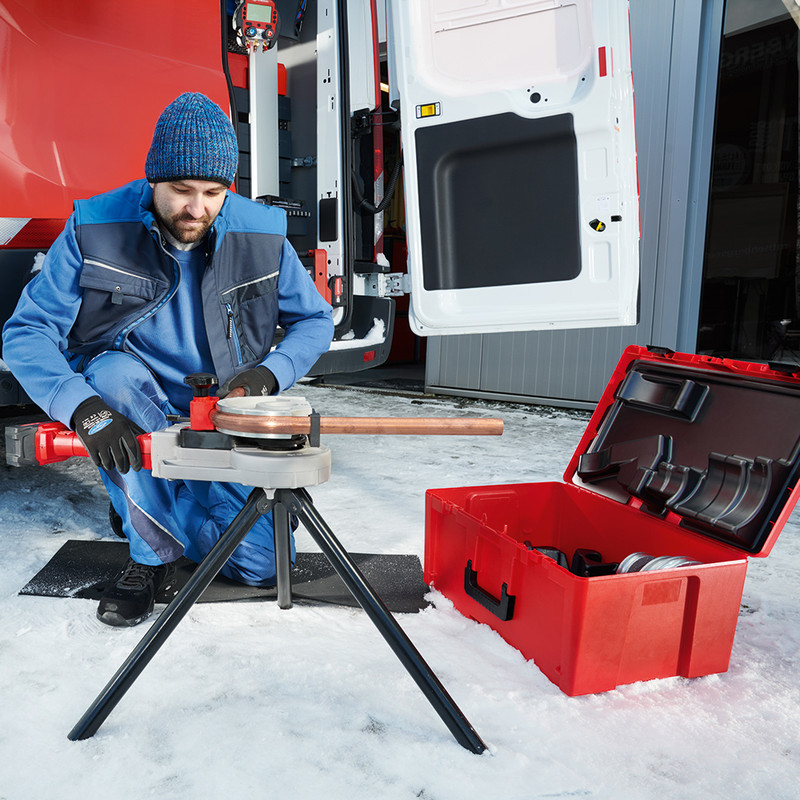 Rothenberger 4000E Cordless Bender 15-28mm Guides (4.0Ah Battery)