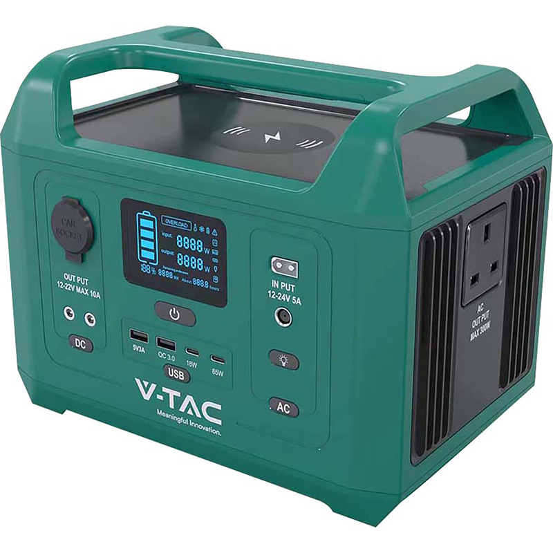 V-TAC 300W Portable Power Station 288wh