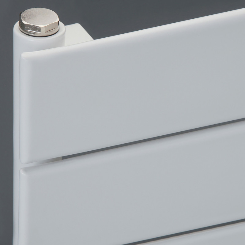 Ximax Oxford Single Horizontal Designer Radiator 595 x 600mm 1300Btu White