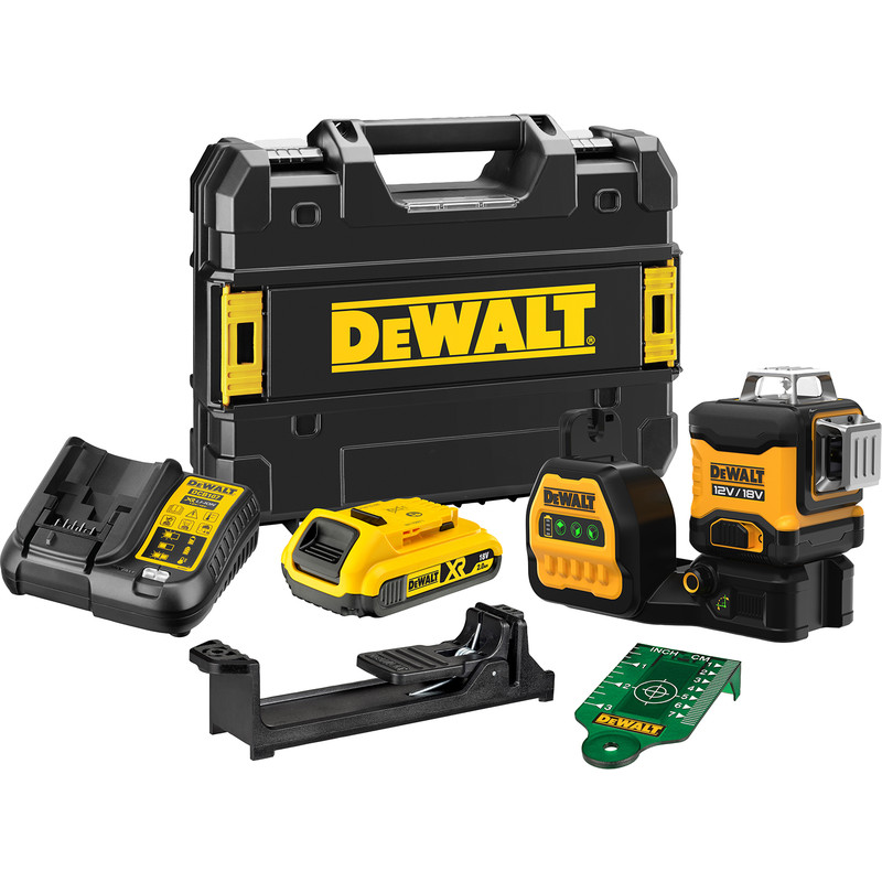 DeWalt 360 18V Multi-Line Green Laser 1 x 2.0Ah