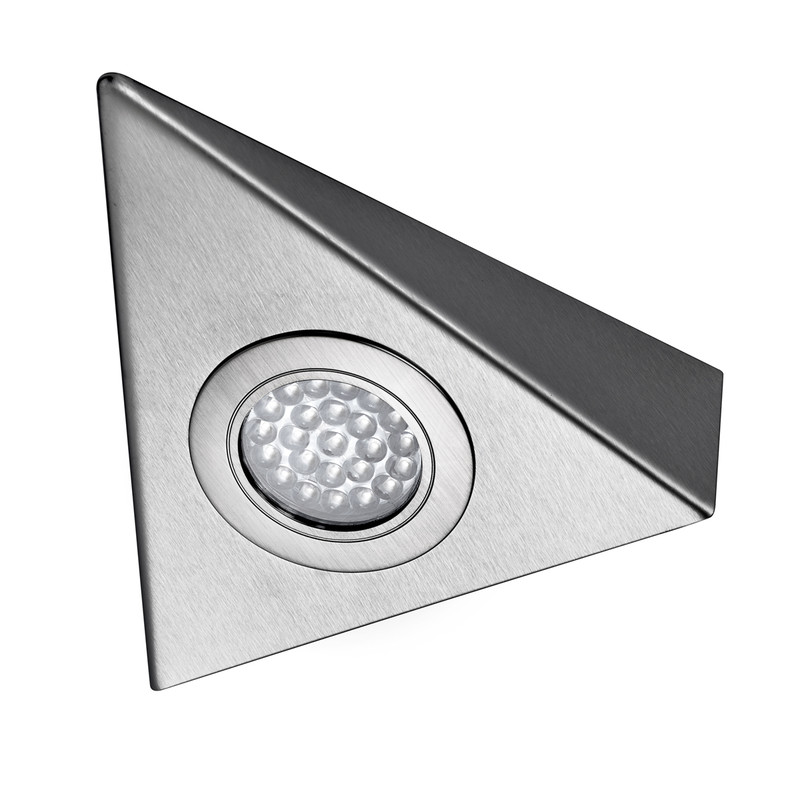 Sensio LED Low Voltage Triangle Under Cabinet Light 24V Warm White 80lm fitting only