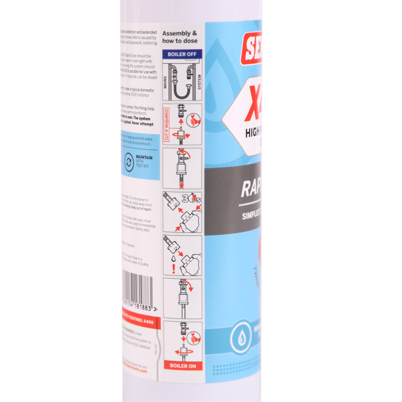 Sentinel X400 Sludge Remover Rapid Dose 300ml