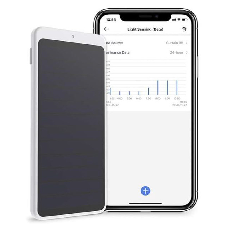 SwitchBot Solar Panel - White for use with curtain bot 7.2×16.5×2.5cm