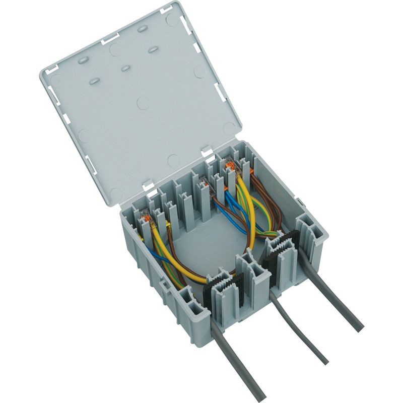 WAGOBOX XL Junction Box 115 x 135 x 55 mm