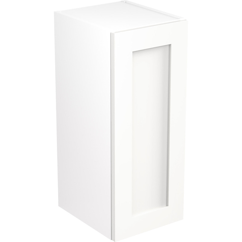 Kitchen Kit Ready Made Shaker Kitchen Cabinet Wall Unit Ultra Matt White 300mm