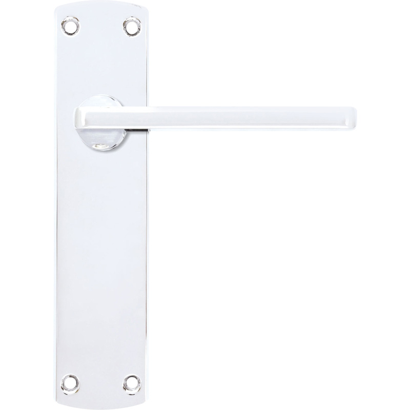 Stanza Leon Door Handles Polished Latch