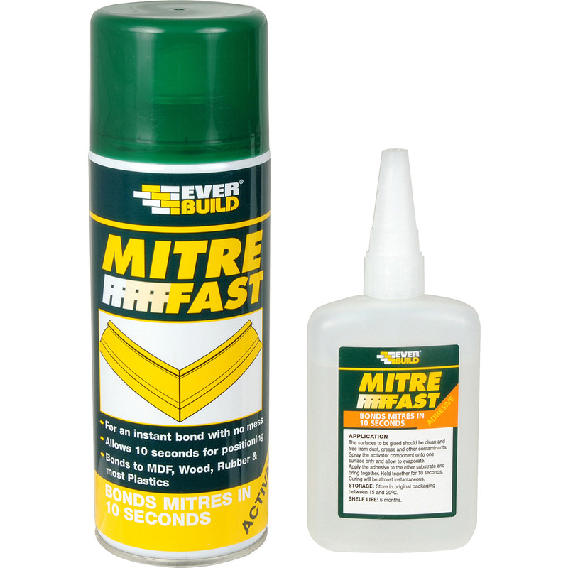 Mitre Adhesive Kit 50g + 200ml