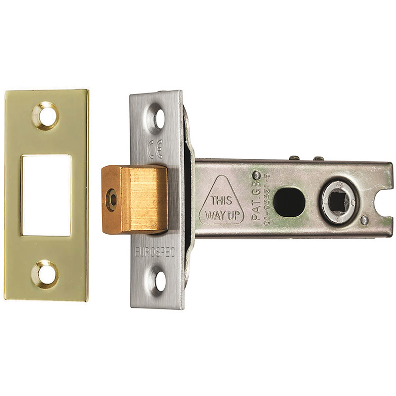 Eurospec Tubular Deadbolt 64mm Satin Stainless Steel