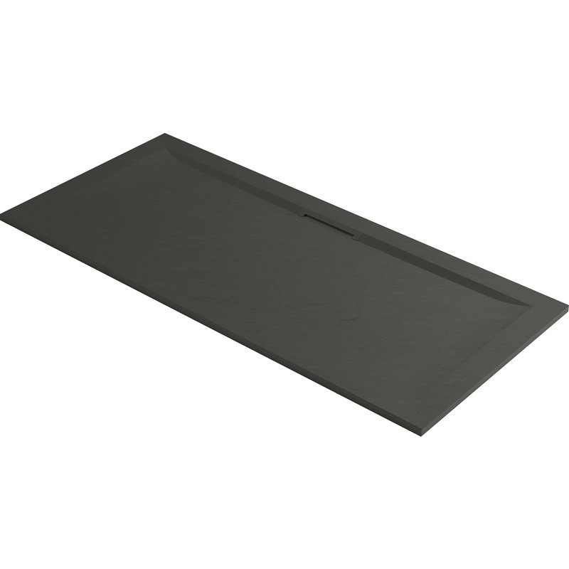 Mira Flight Level Rectangle Slate Effect Shower Tray 1600 x 800mm